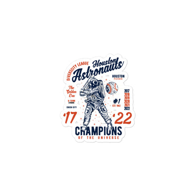 Champions of the Universe Golden Era Bubble Free Stickers