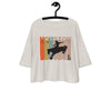 Houston Cowboys Loose drop Shoulder Crop Top