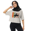 Houston Cowboys Loose drop Shoulder Crop Top