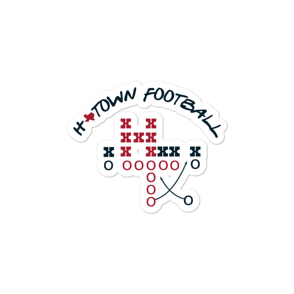 H-Town Football Sticker