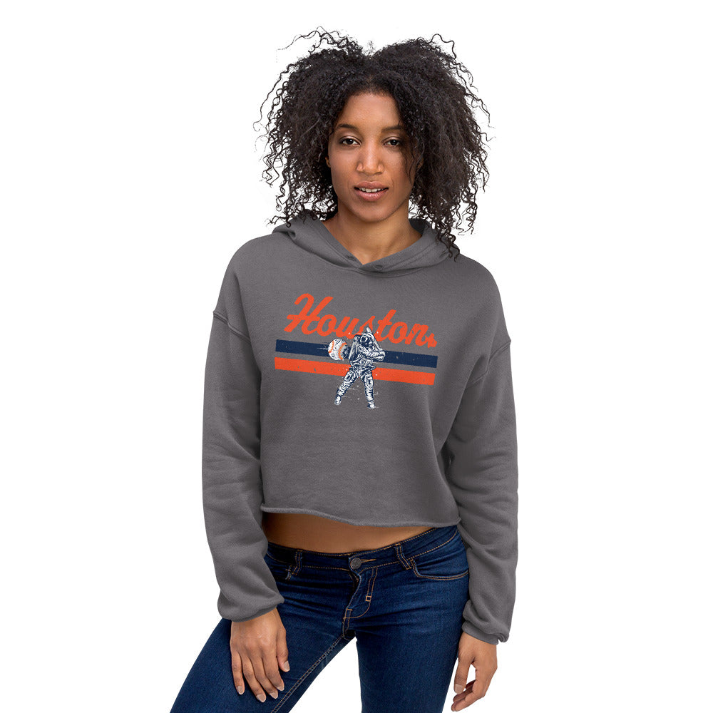 HTX Baseball Crop Hoodie