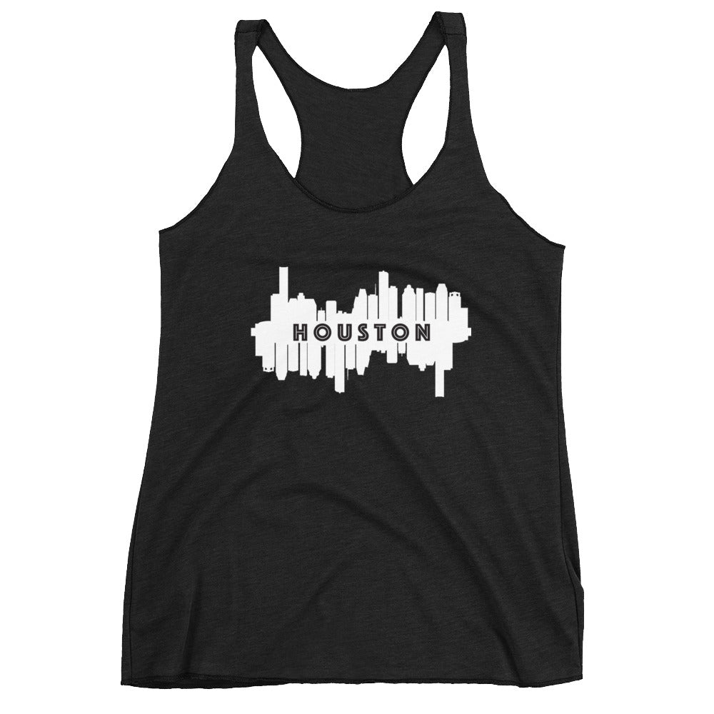 HTX City Views Women's Racerback Tank