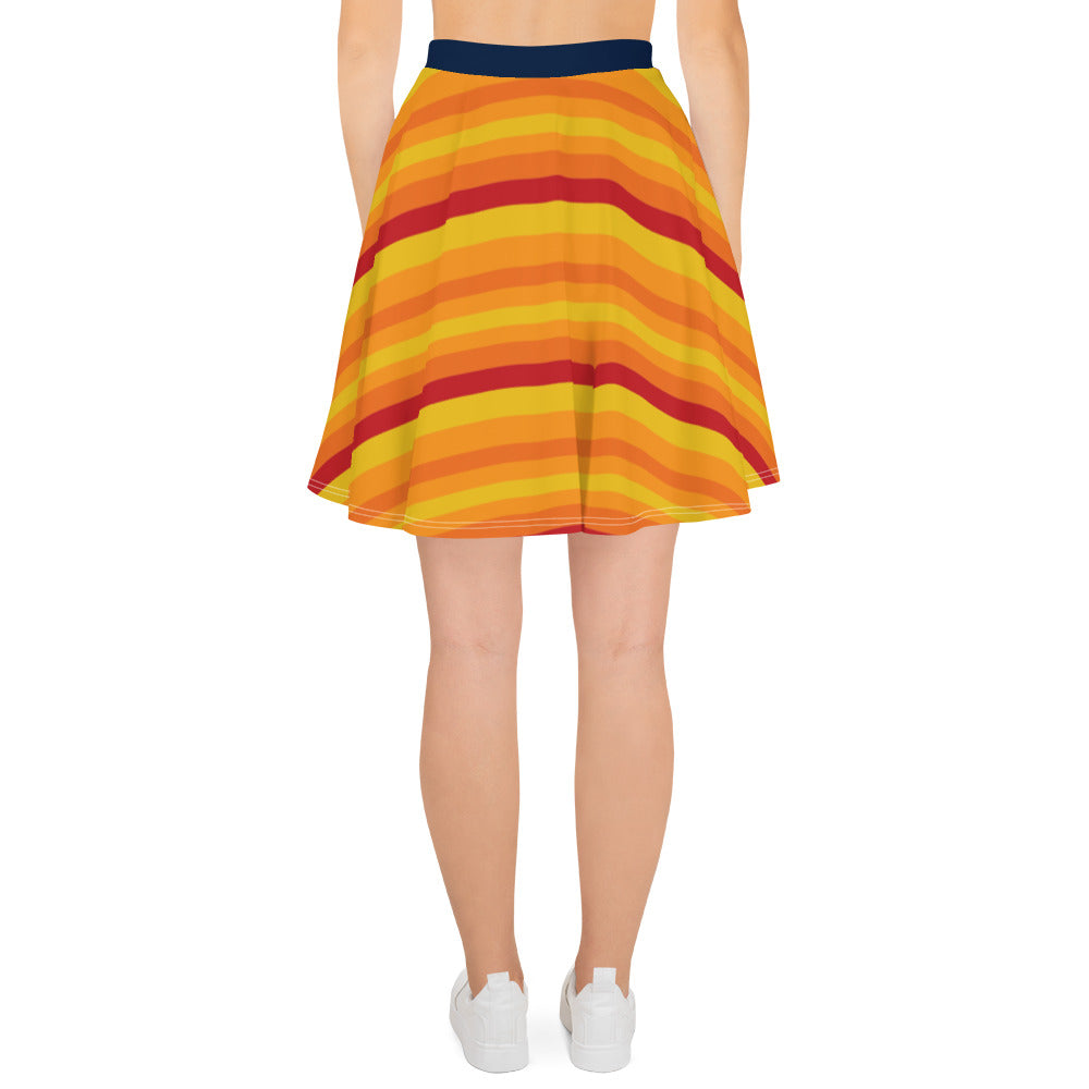 Ladies Rainbow Skater Skirt