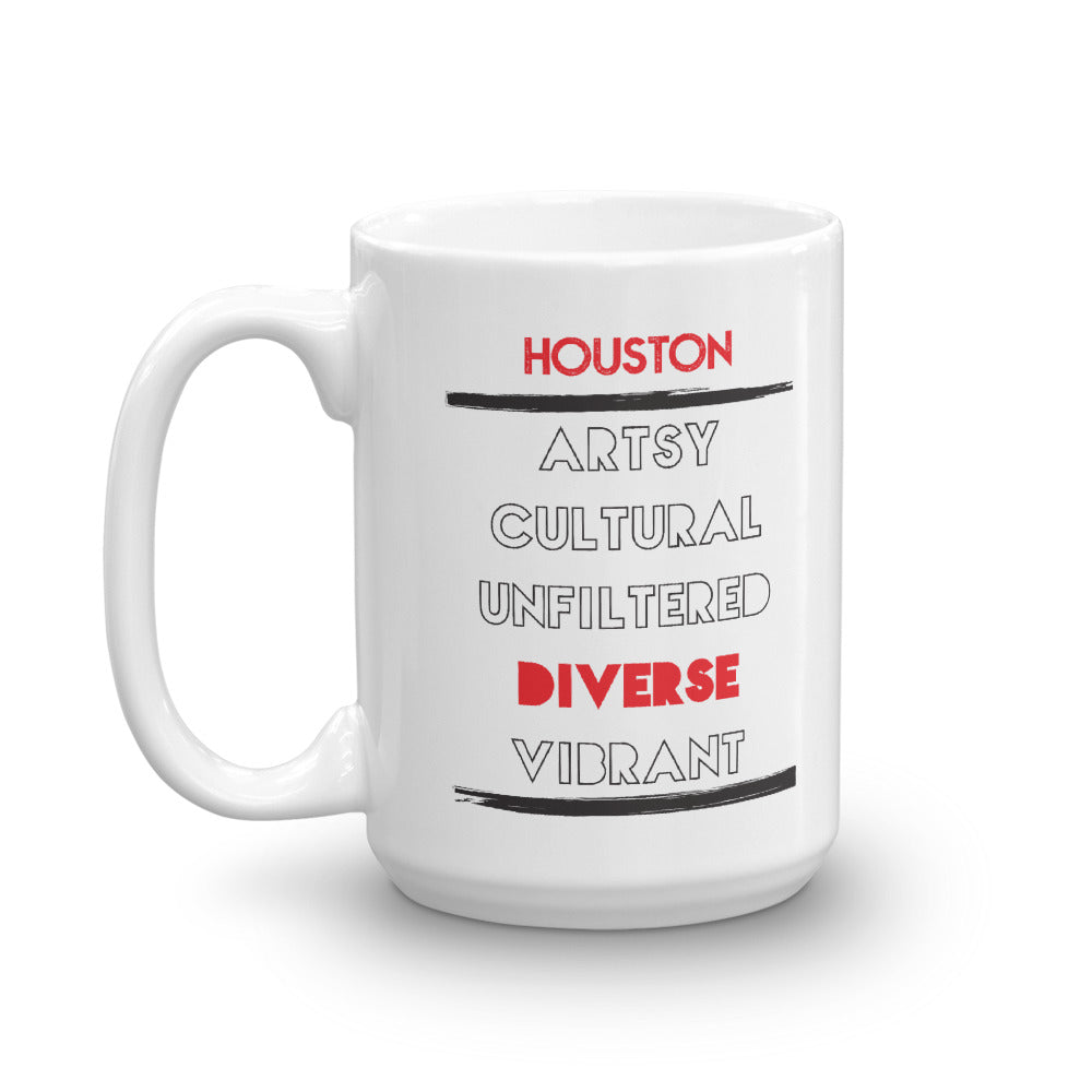 5 Facets of Houston Mug