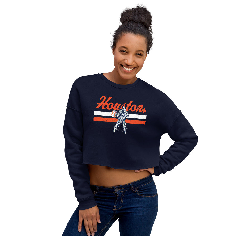 HTX Baseball Crop Sweatshirt