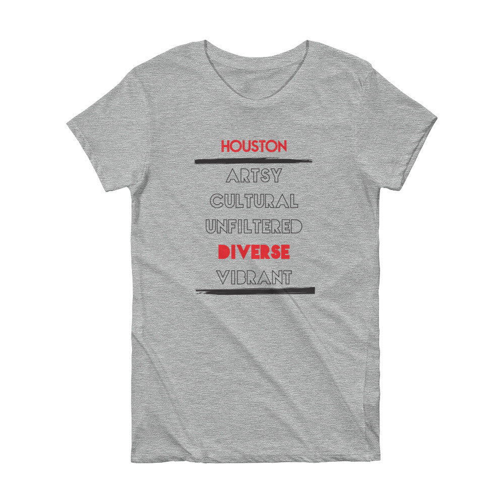 The 5 Facet's of Houston Women's Tee
