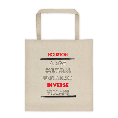 5 Facet's of Houston Tote bag