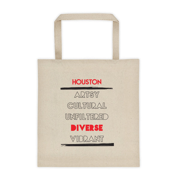 5 Facet's of Houston Tote bag