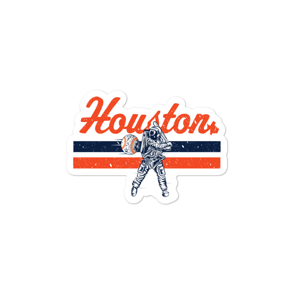 HTX Baseball Bubble-free stickers