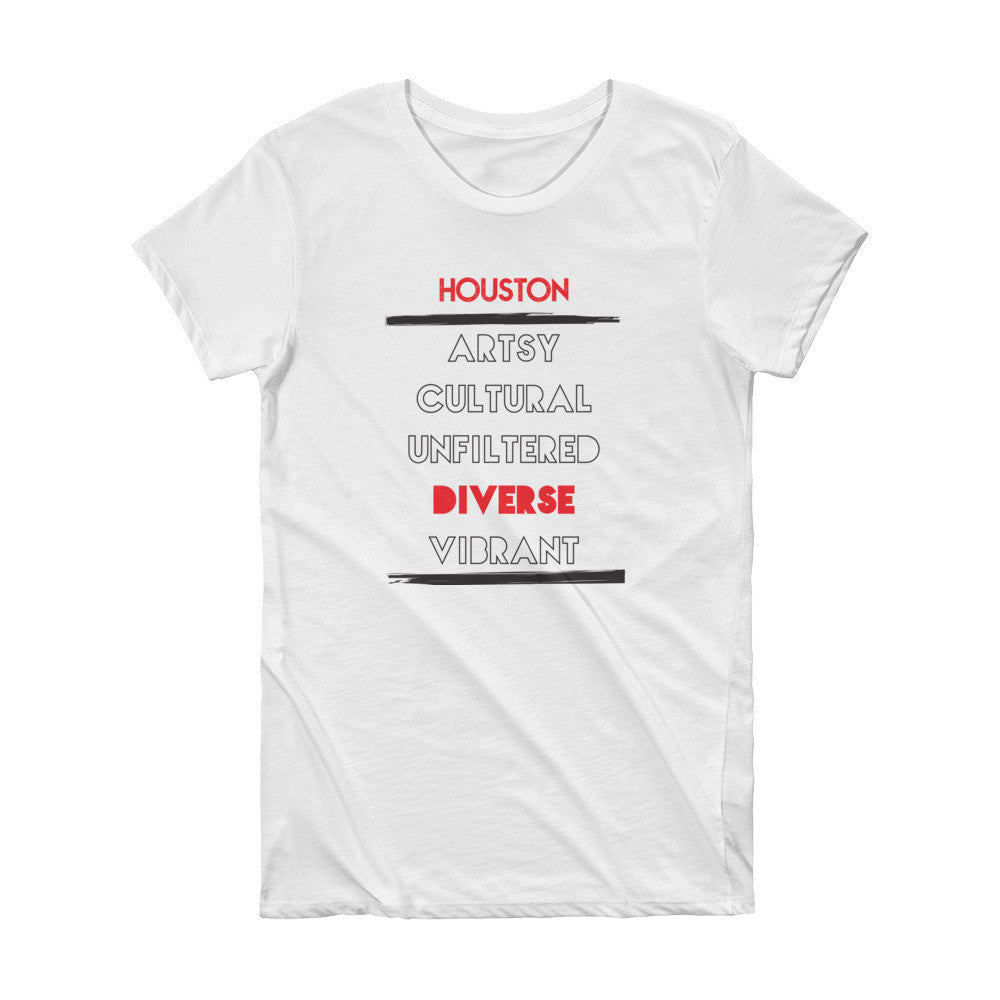 The 5 Facet's of Houston Women's Tee
