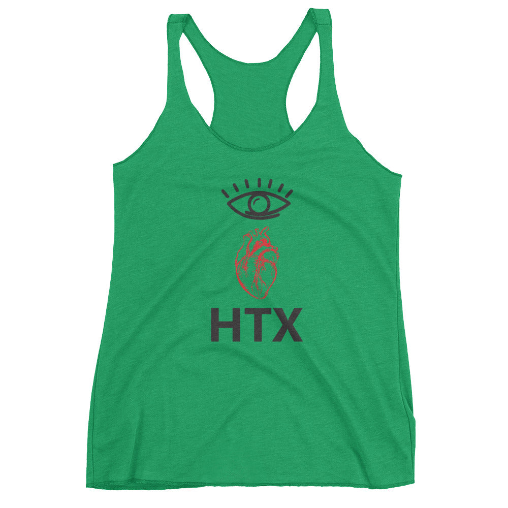 Eye Heart HTX Women's Racerback Tank