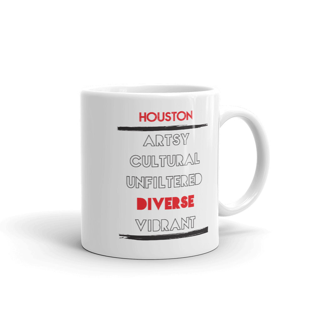 5 Facets of Houston Mug