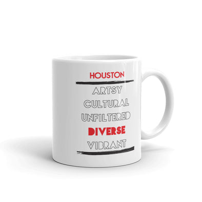 5 Facets of Houston Mug