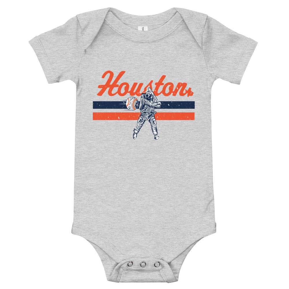 HTX Baseball Baby Onesie