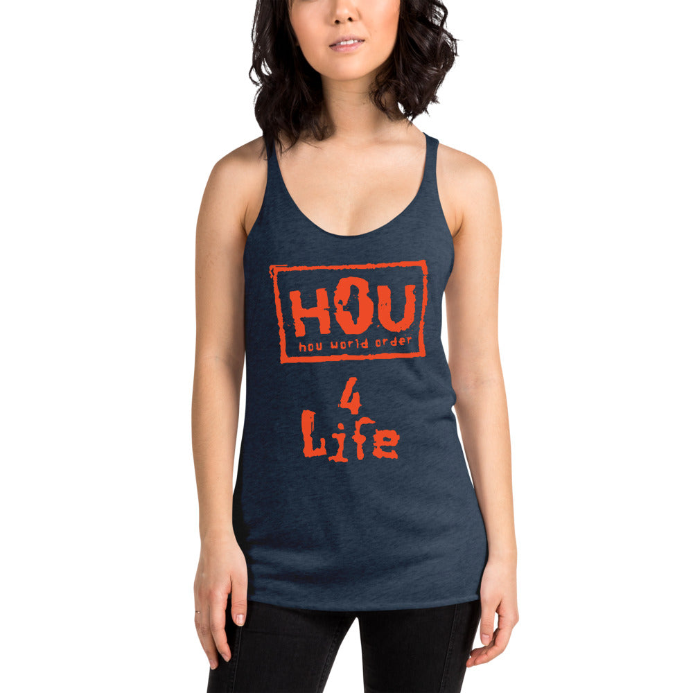 HOU World Order 4 Life Women's Racerback Tank