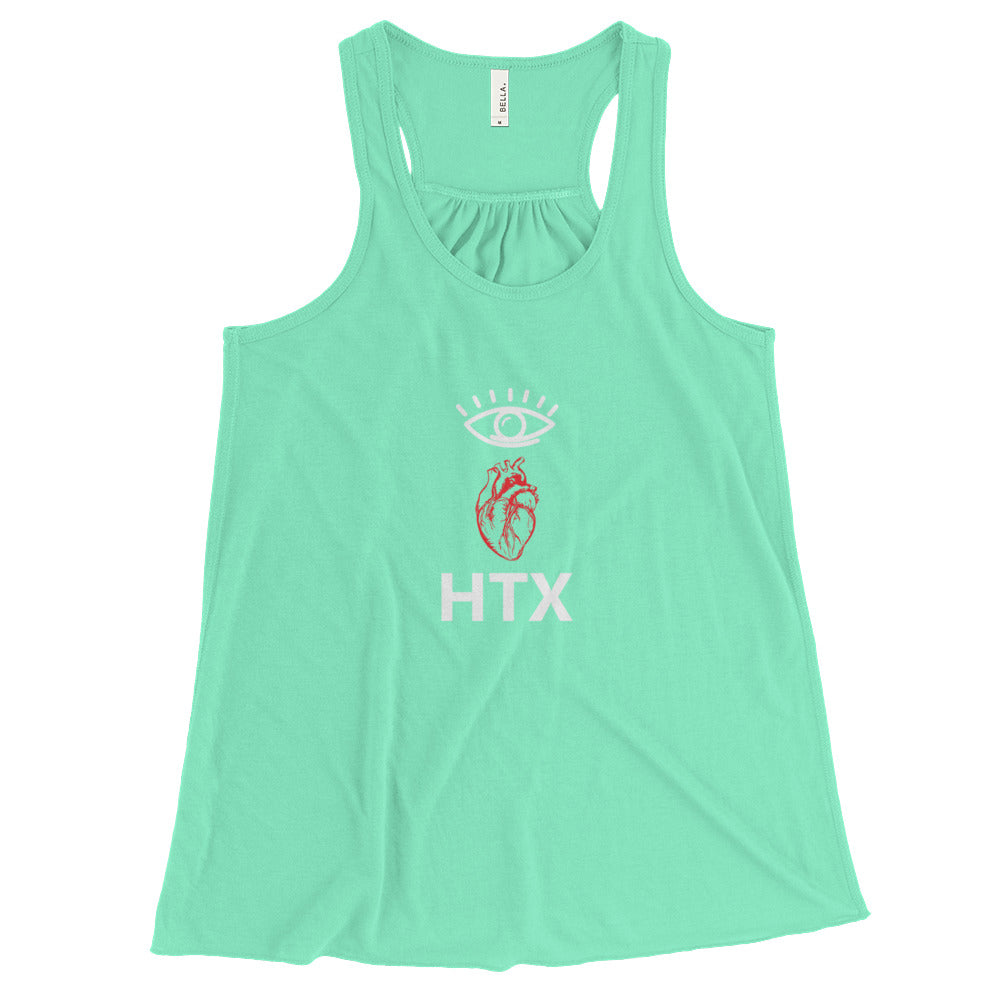 Eye Heart HTX Women's Flowy Racerback Tank