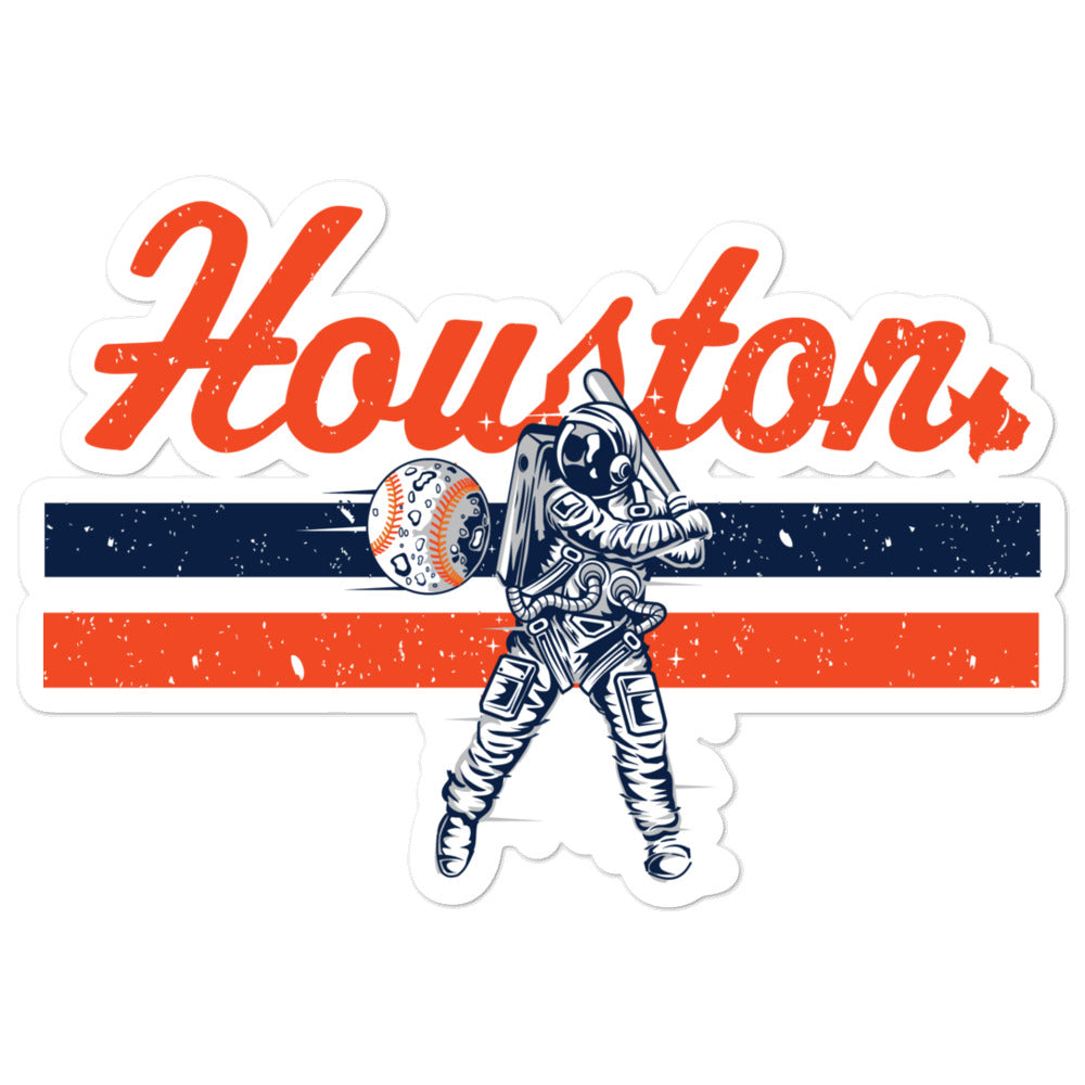 HTX Baseball Bubble-free stickers