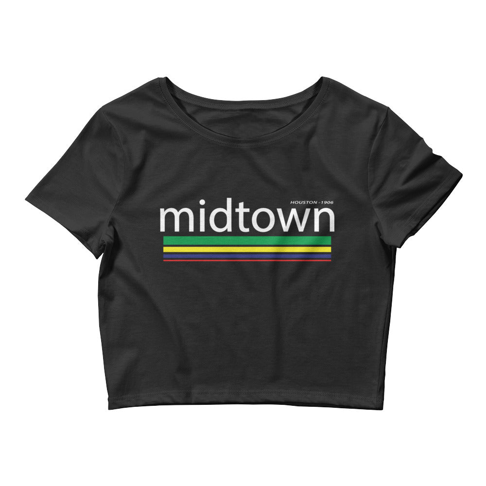 Midtown Houston Women’s Crop Tee