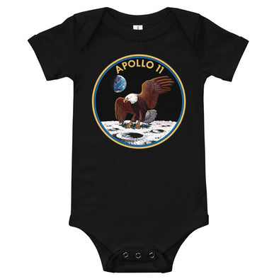 Apollo 11 Mission Patch Baby Onesie