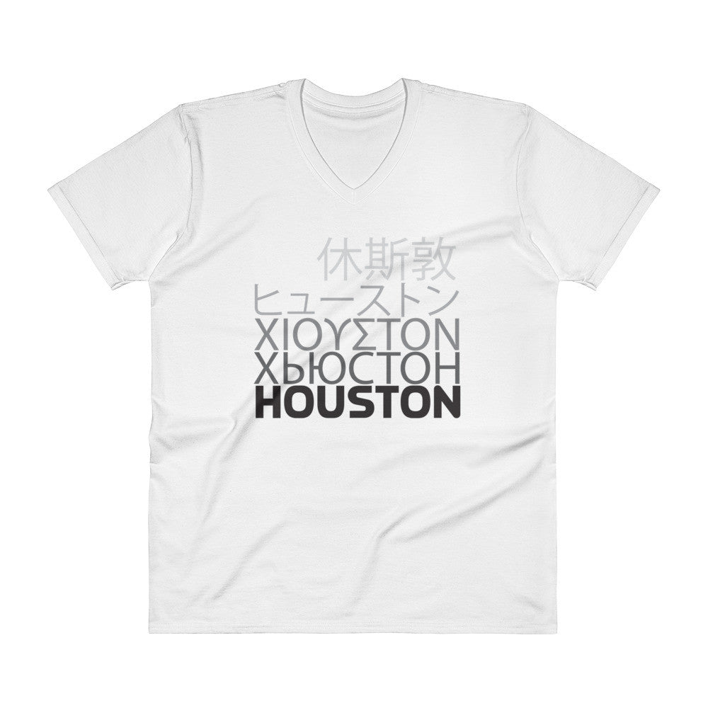 East Meets West V-Neck T-Shirt