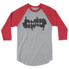 HTX City Views 3/4 sleeve raglan shirt