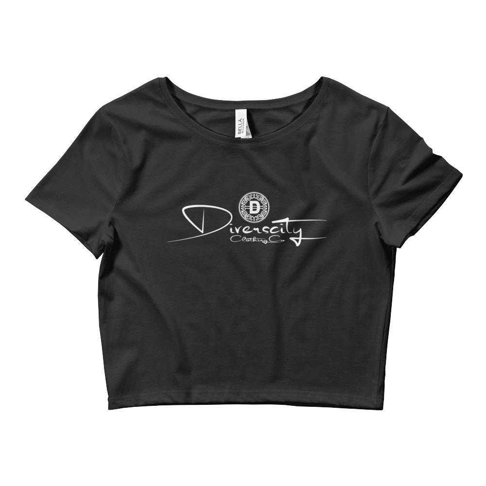 Diverscity Signature Women’s Crop Tee black/white