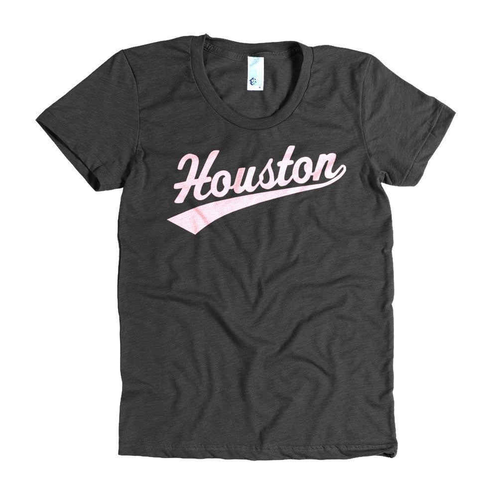 Forever Houston Womens Poly/Cotton Blend Tee