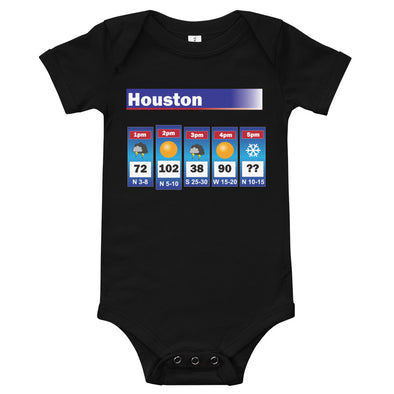Houston Weather Baby Onesie