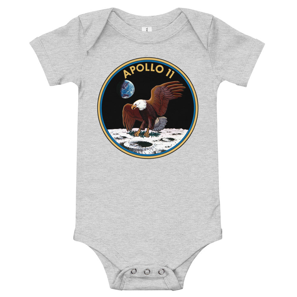 Apollo 11 Mission Patch Baby Onesie