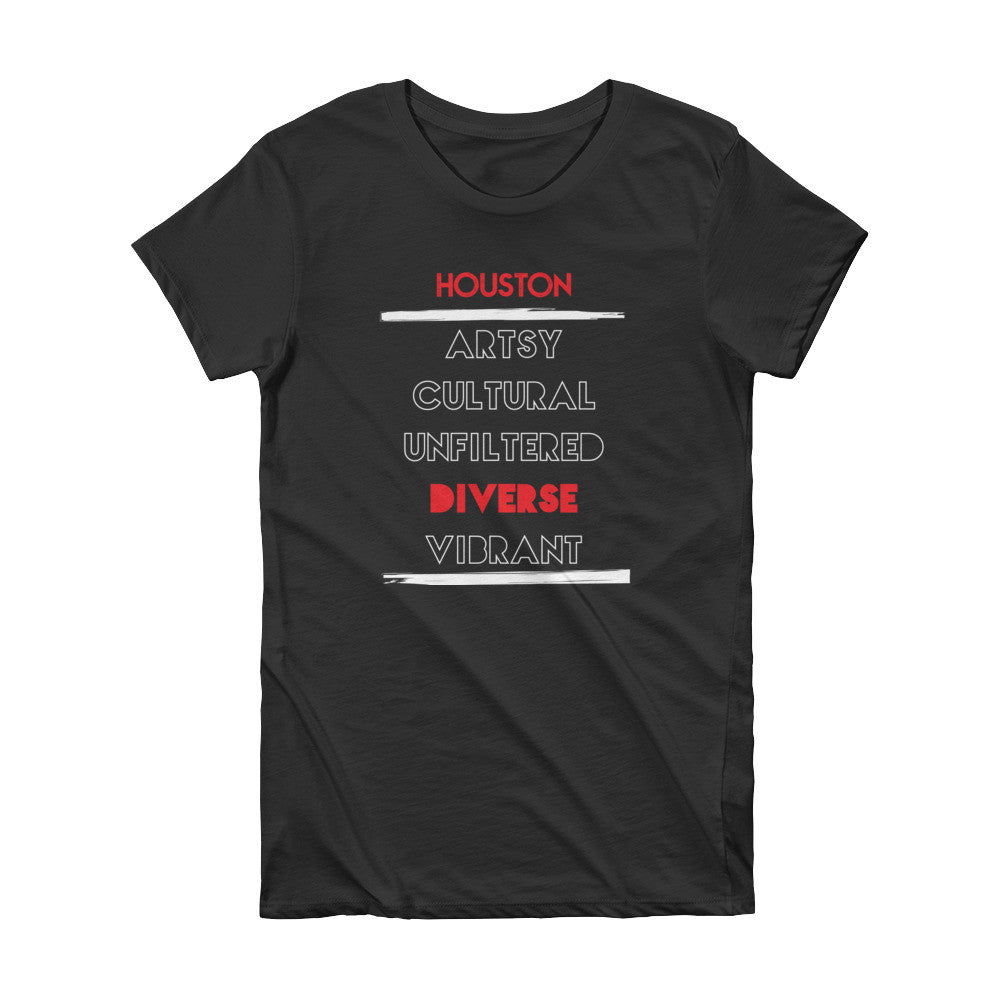 The 5 Facet's of Houston Women's Tee