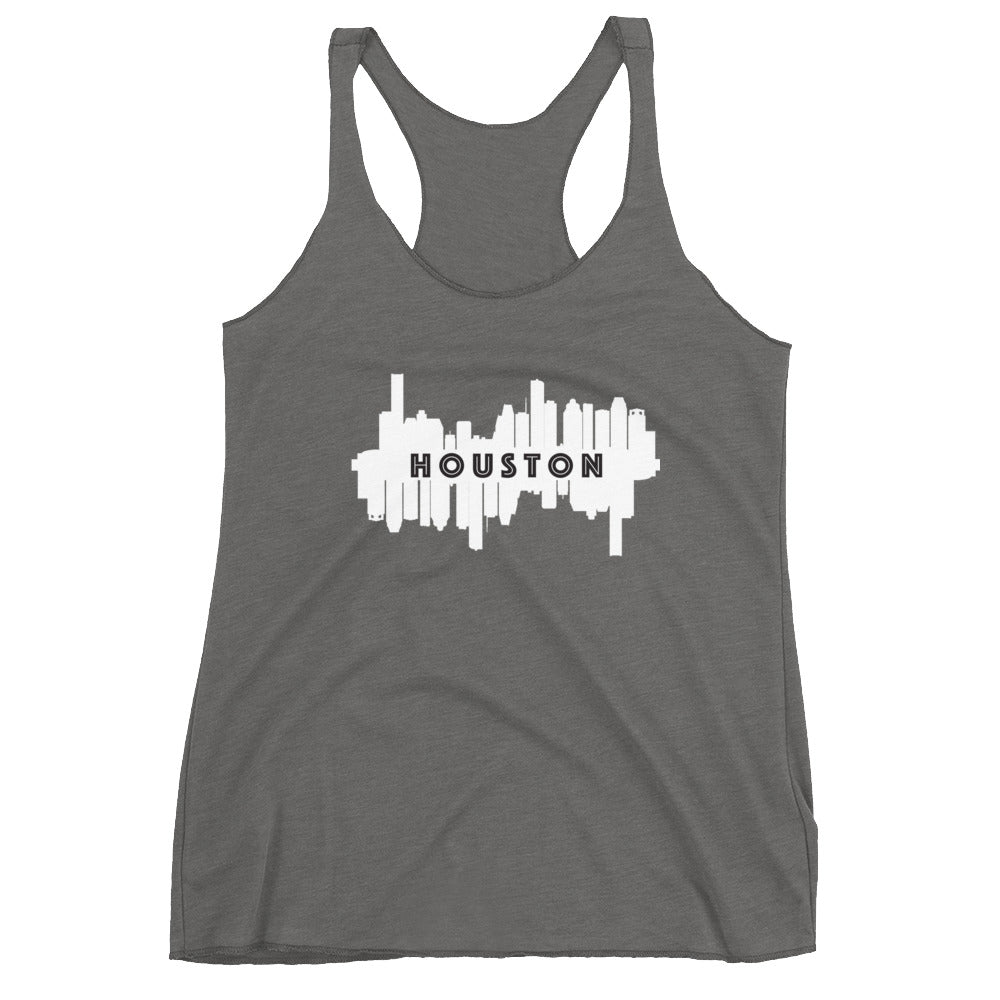 HTX City Views Women's Racerback Tank