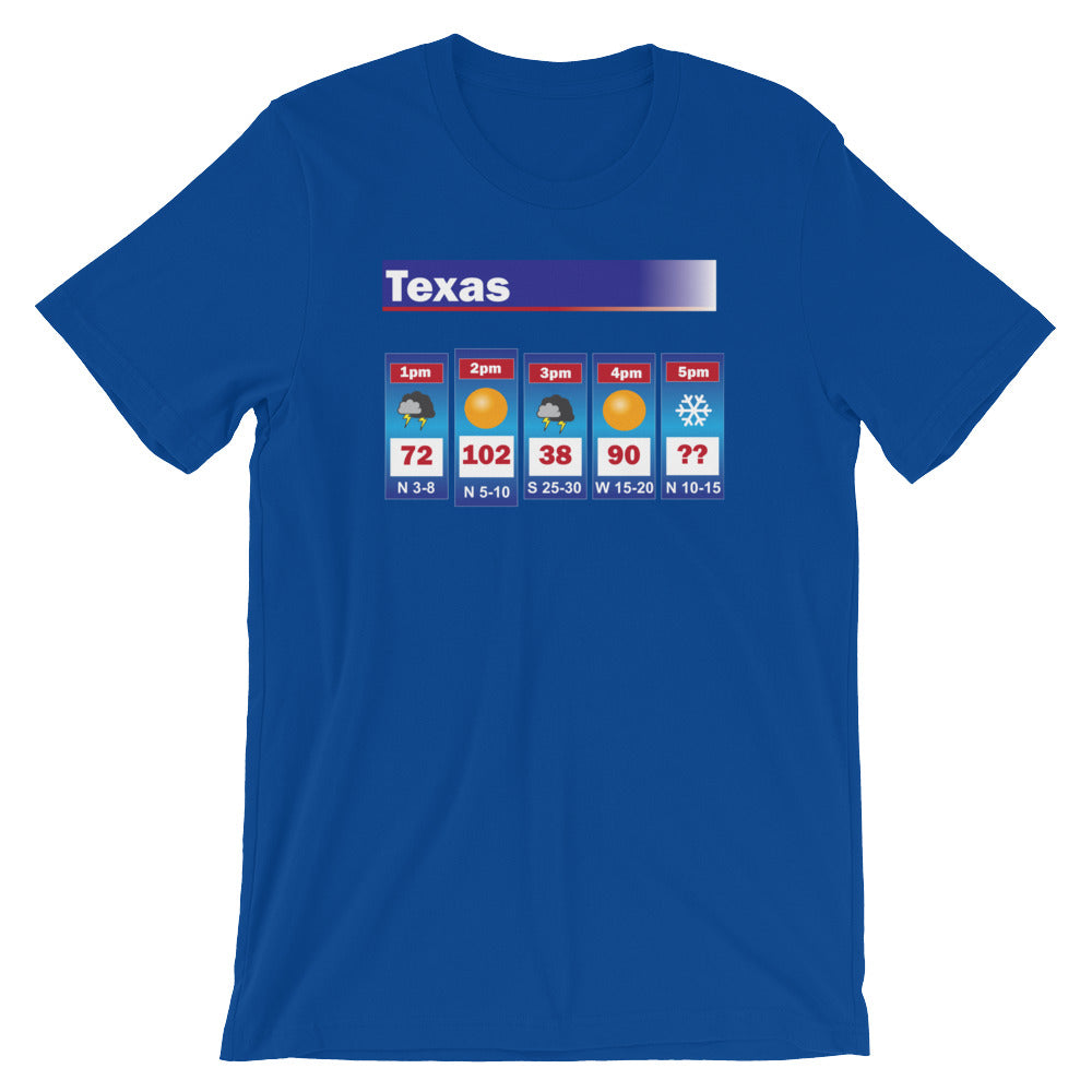 Texas Weather Unisex T-Shirt