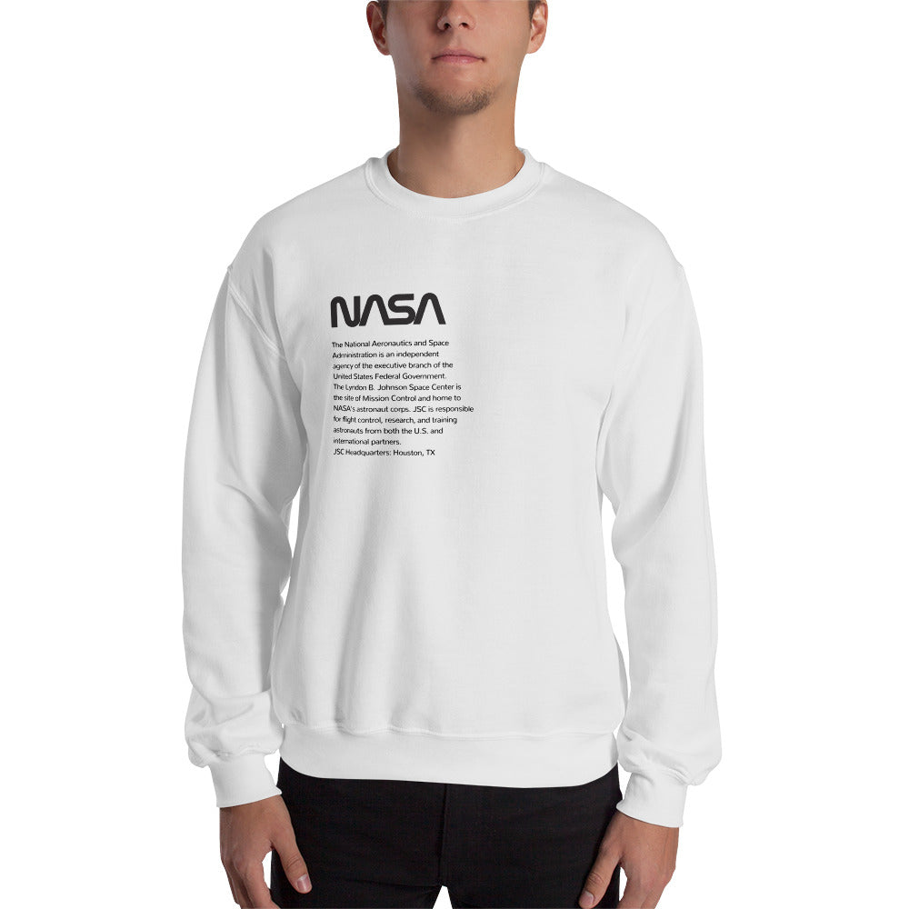 NASA JSC Sweatshirt (black)