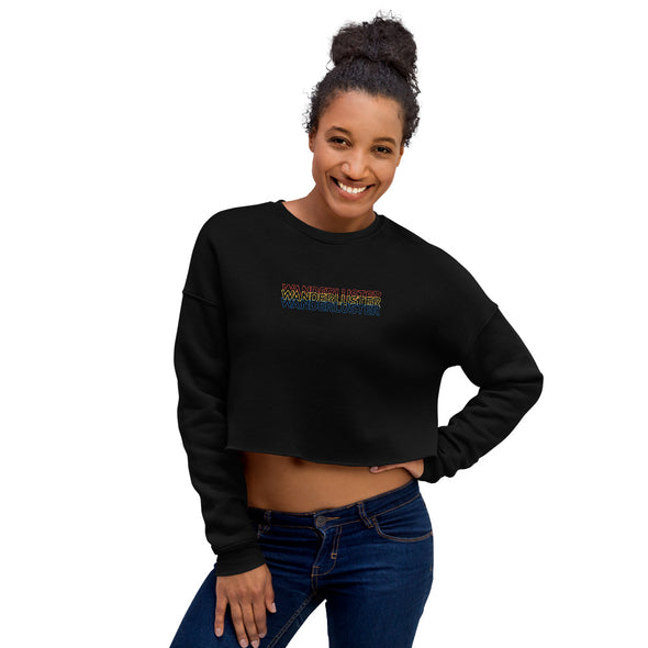 Wanderluster Crop Sweatshirt