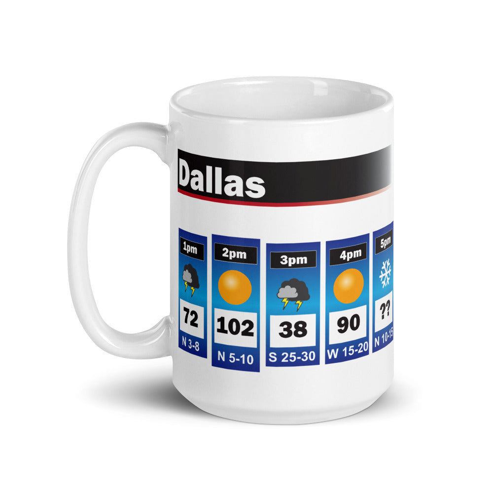 Dallas Weather Mug