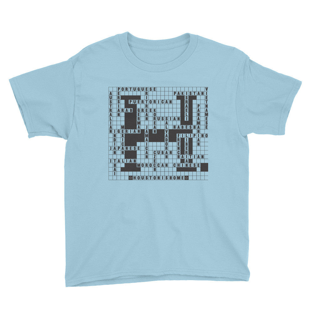 Diverscity of Houston Crossword Youth Tee