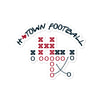 H-Town Football Sticker