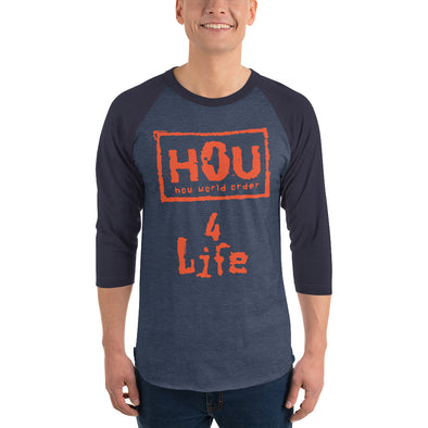 HOU World Order 4 Life 3/4  Raglan Shirt