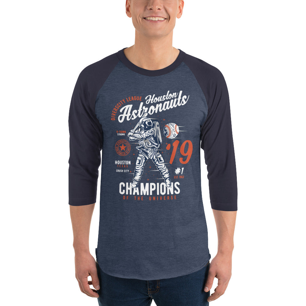 Champions of the Universe 3/4 Sleeve Raglan Shirt