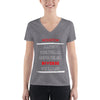 5 Facet's of Houston Women's Fashion Deep V-neck Tee