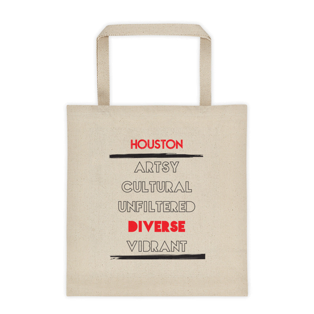 5 Facet's of Houston Tote bag