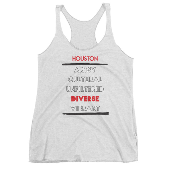 The 5 Facet's of Houston Racerback Tank