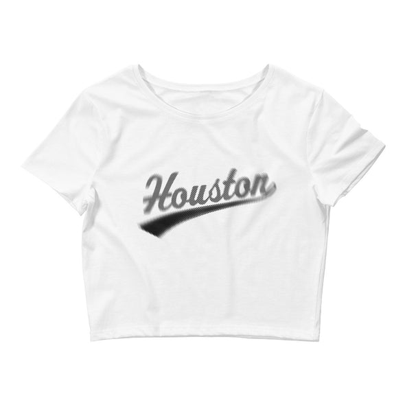 Forever Houston "Distorted" Women’s Crop Tee
