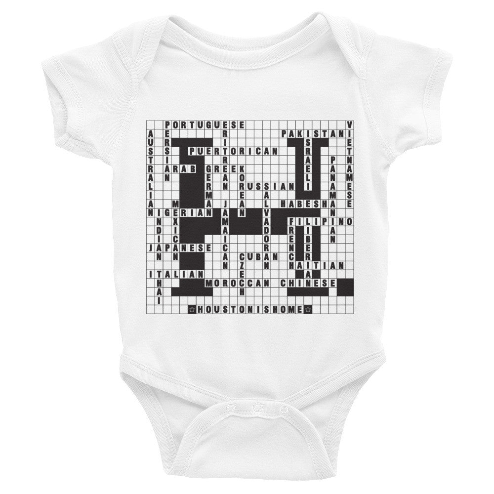 Diverscity of Houston Crossword Infant Bodysuit