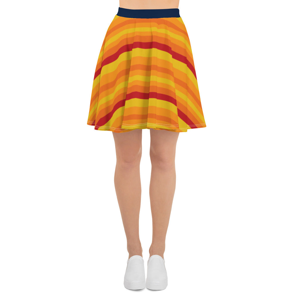 Ladies Rainbow Skater Skirt