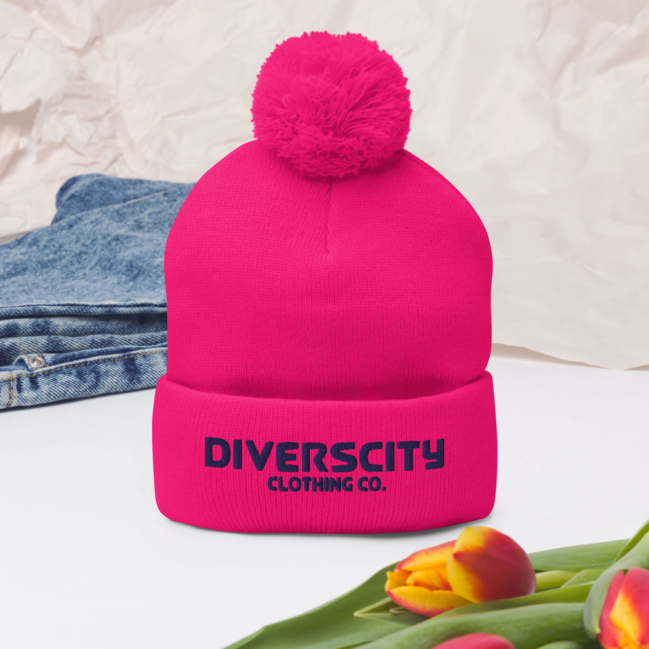 Diverscity Pom-Pom Beanie