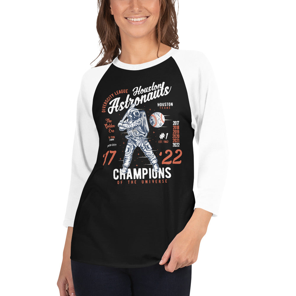 Champions of the Universe Golden Era 3/4 Sleeve Raglan Shirt