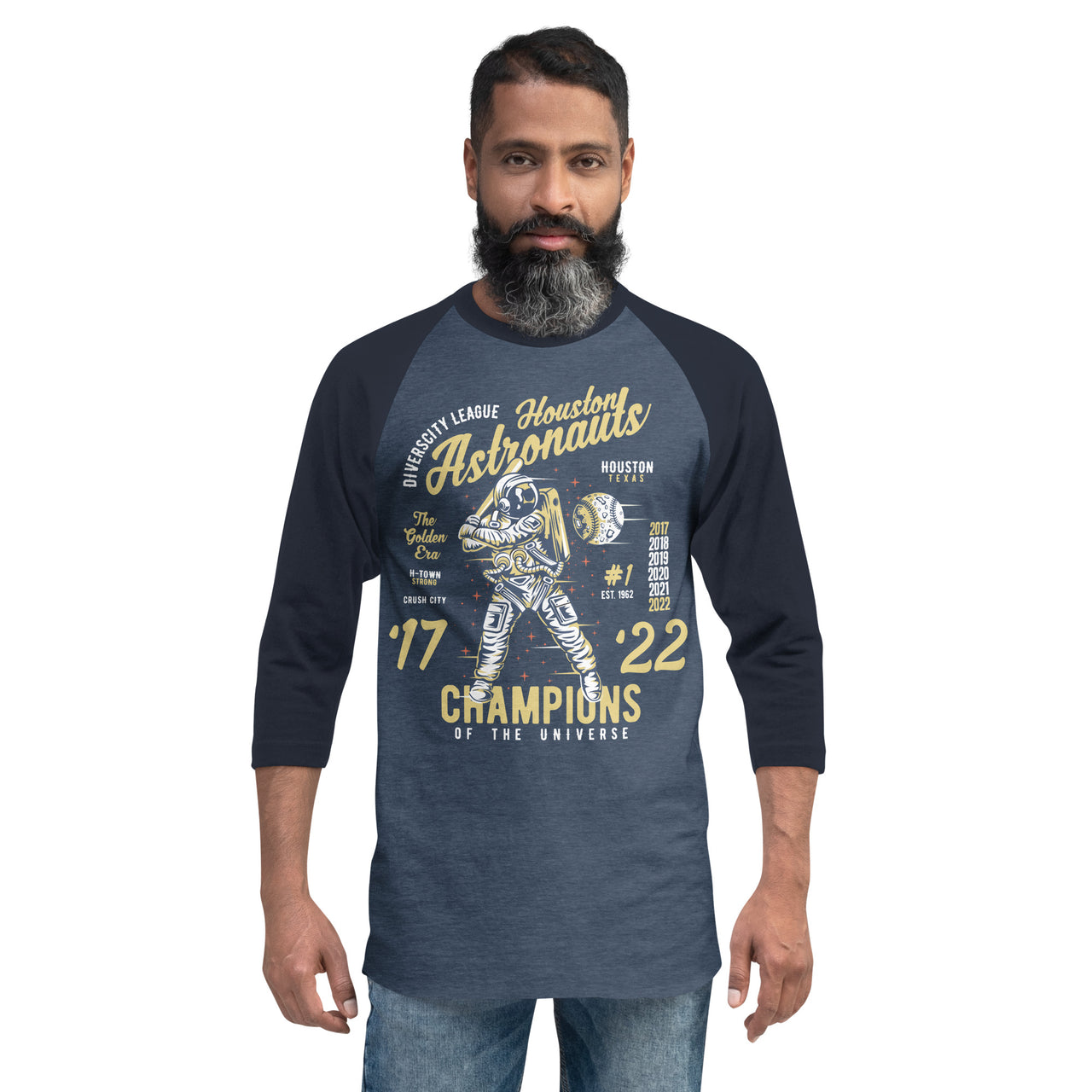 Champions of the Universe Golden Era LE 3/4 Sleeve Raglan Shirt