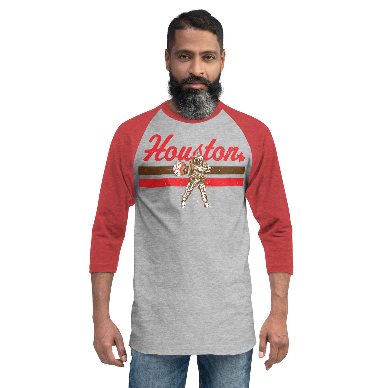 HTX Baseball SD 3/4 Sleeve Raglan Shirt