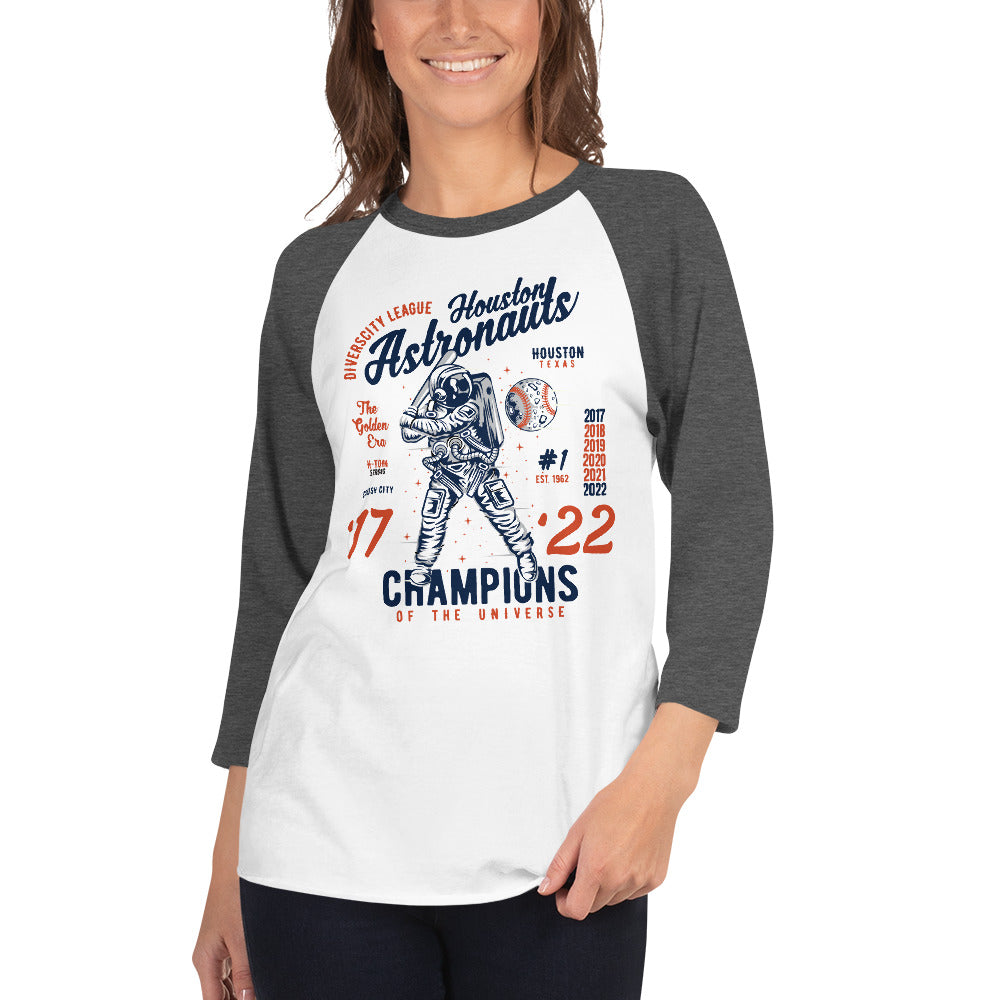 Champions of the Universe Golden Era 3/4 Sleeve Raglan Shirt